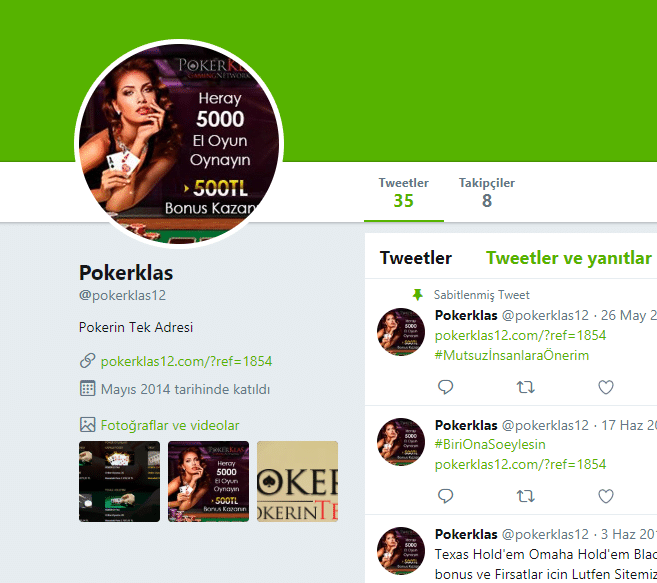 Pokerklas Twitter