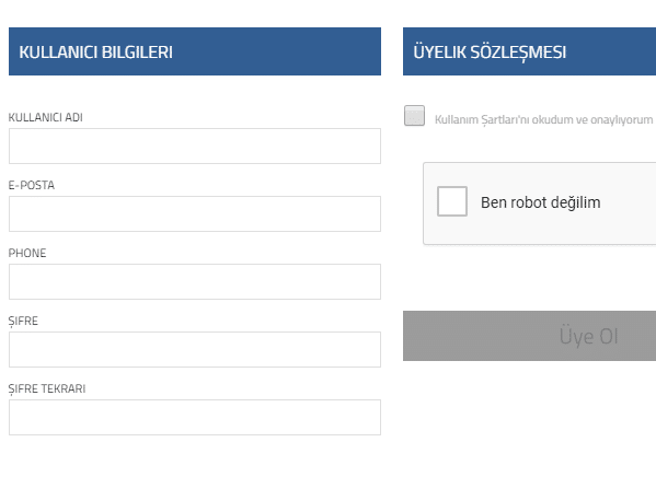 Pokerklas Üyelik