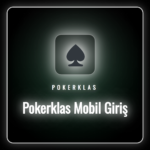 Akıllı telefon ekranında Pokerklas mobil giriş arayüzü