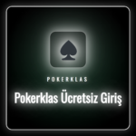 Pokerklas ücretsiz giriş ekranı ve platformun ana sayfası.